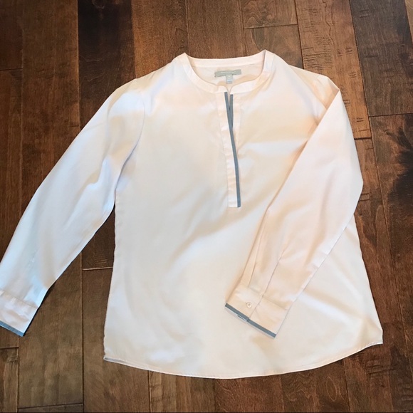 Banana Republic blouse peach/gray - Picture 1 of 5